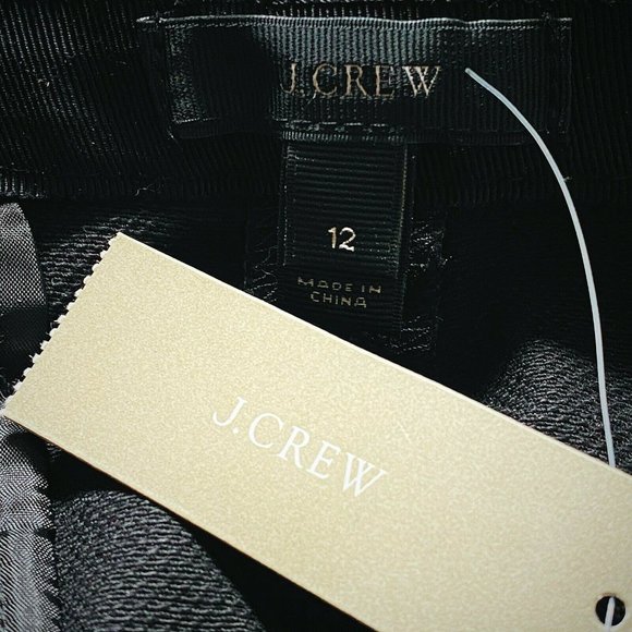 J.Crew Women's Size 12 100% Cotton Pleated Front S - Picture 3 of 4